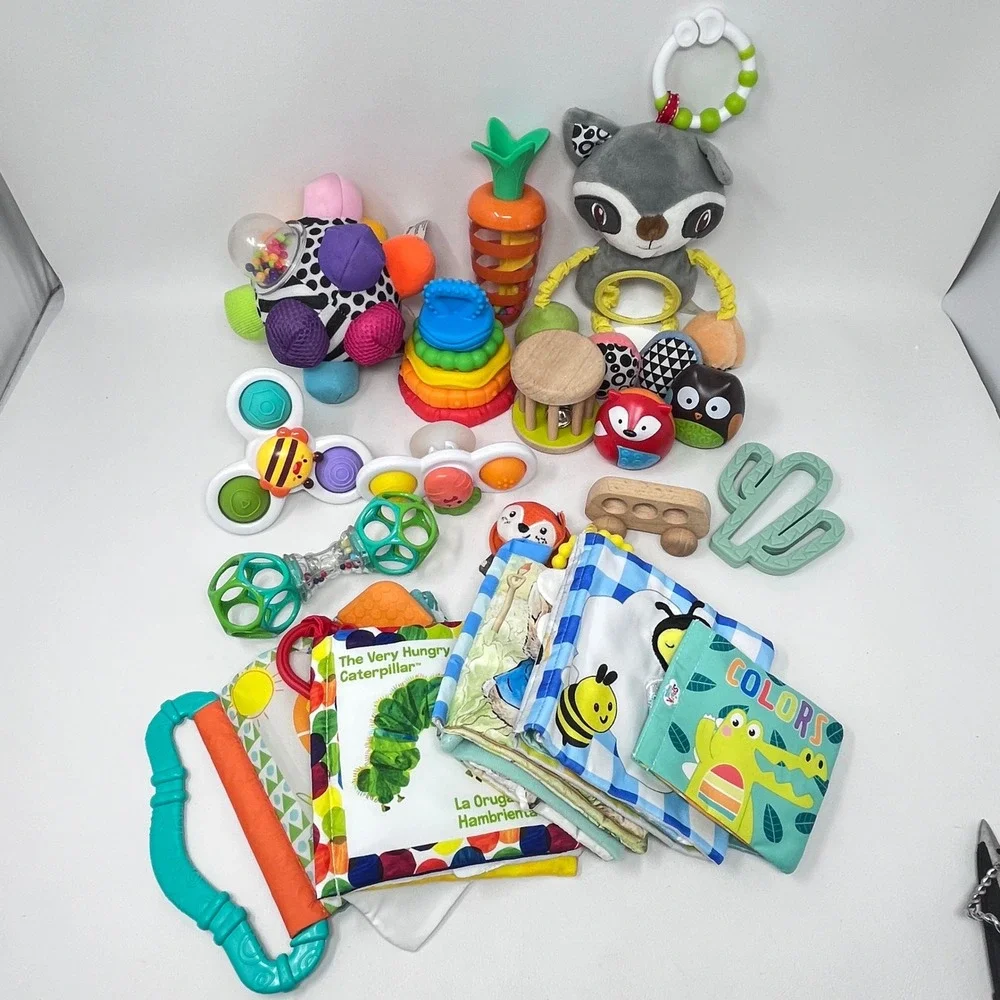Baby‎ Sensory Toys Bundle Sassy Spark Bright Starts Peter Rabbit Baby Einstein